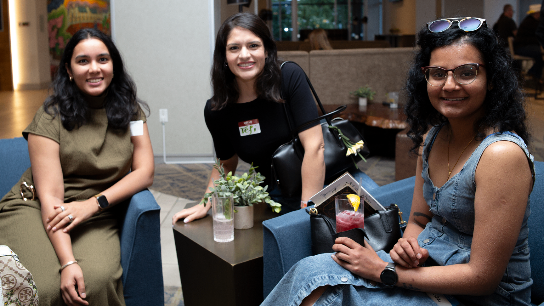 Attendees smiling together at a Startup Grind Portland meetup